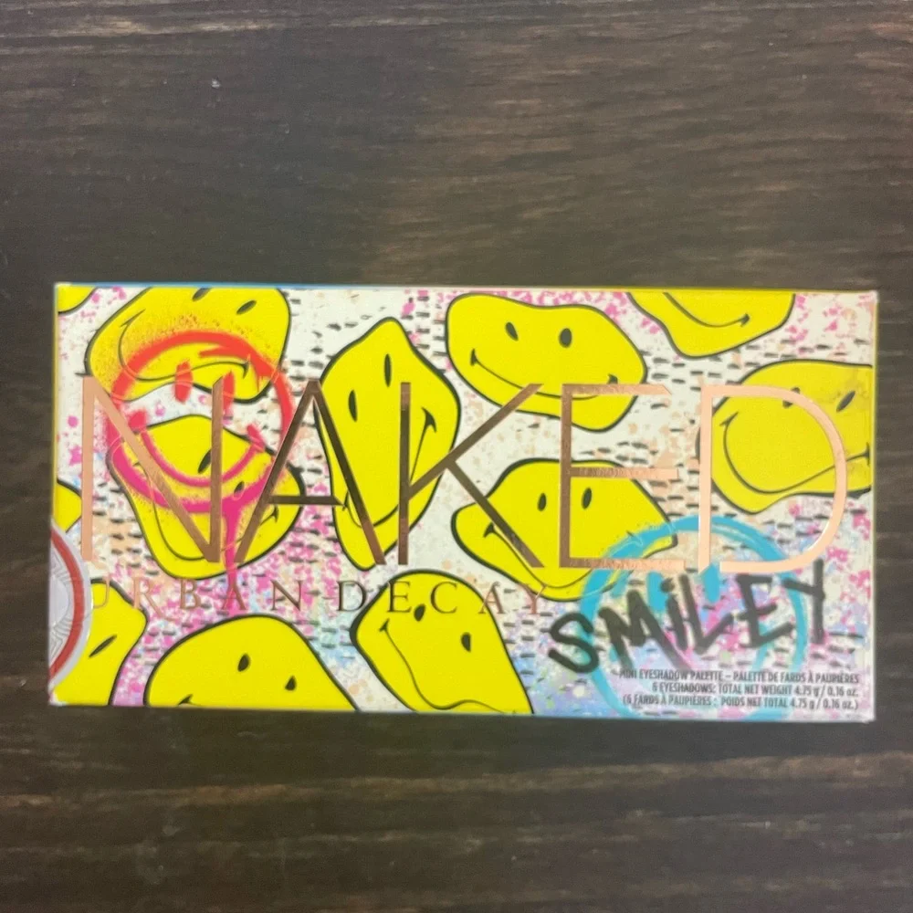 NIB URBAN‎ DECAY Limited Edition “Mucho Happy” Smiley Mini Palette